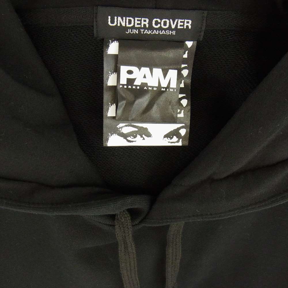 UNDERCOVER アンダーカバー × pam PERKS AND MINI S HOODIE ビッグシルエット スウェット パーカー ブラック系 XL【中古】