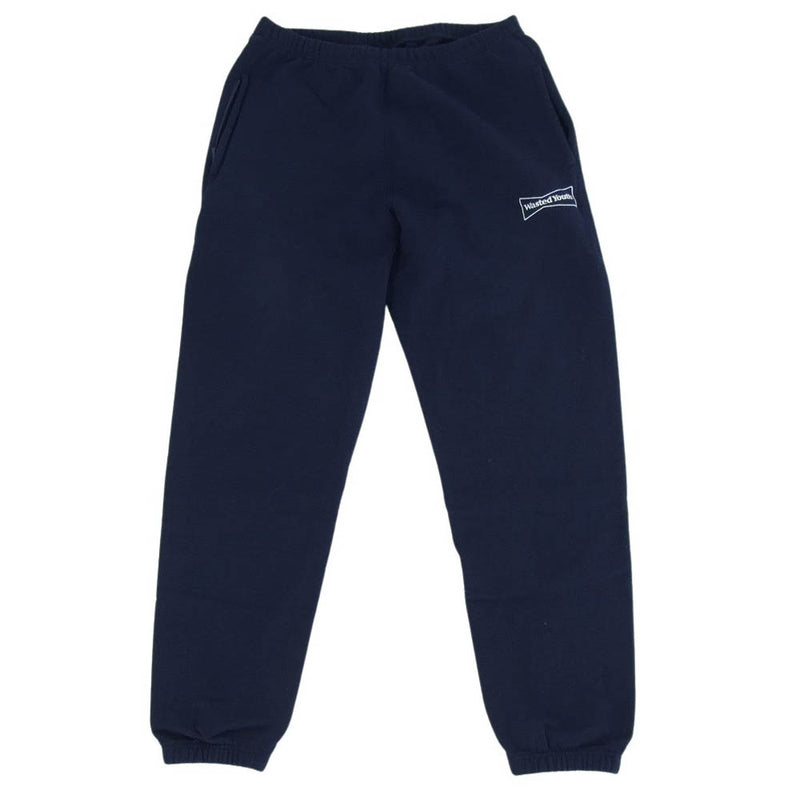 ウエステッドユース 24SS WY26PT003 SWEAT PANTS ヘビーウエイト ロゴ スウェット パンツ ネイビー系 L【中古】