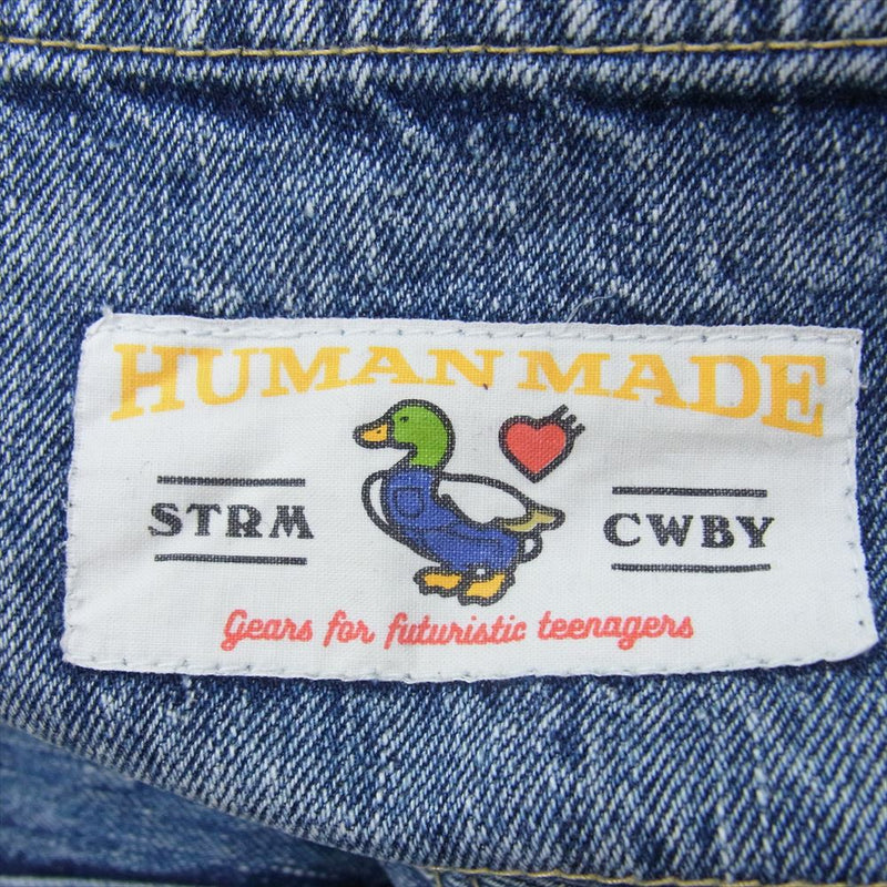 HUMAN MADE ヒューマンメイド HM26PT006 STORM COWBOY DENIM ペインター デニムパンツ インディゴブルー系 36【中古】