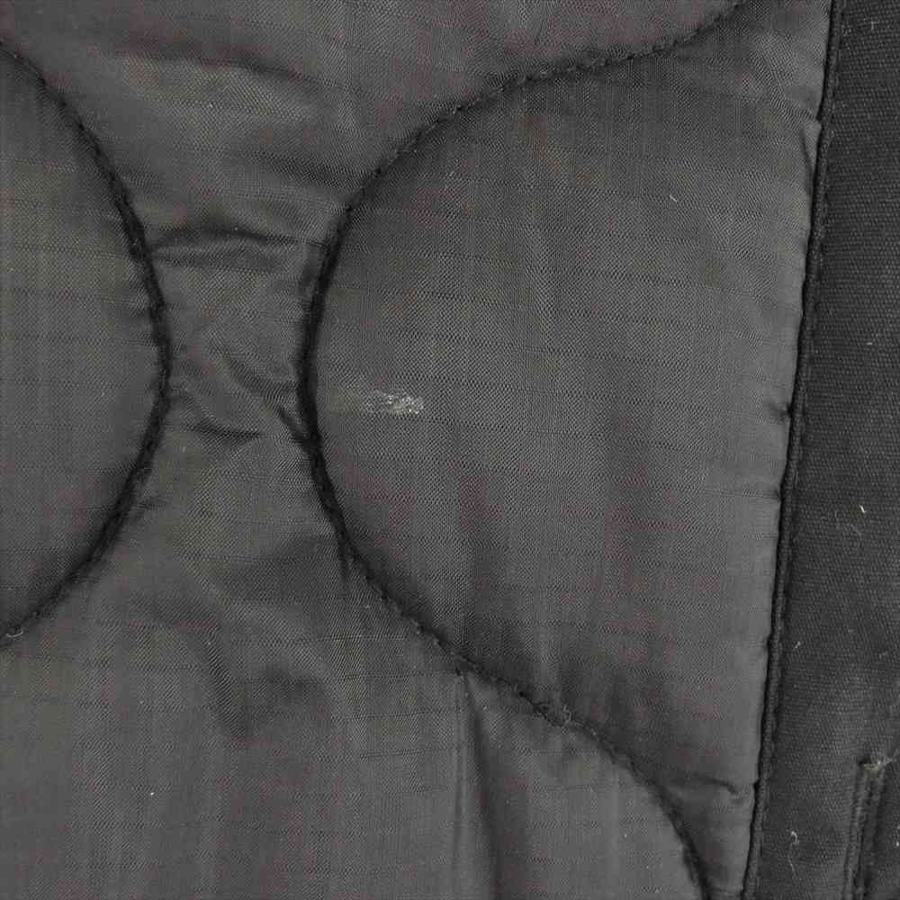 COMME des GARCONS コムデギャルソン SZ-J025 × ALPHA INDUSTRIES アルファインダストリーズ バックプリント キルティング ライナー 中綿 ジャケット ブラック系 XL【中古】