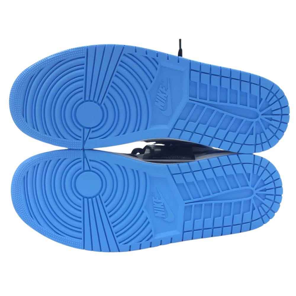 NIKE ナイキ DZ5485-400 Air Jordan 1 Retro High OG University Blue UNC Toe エアジョーダン1 レトロ ハイ OG ユニバーシティブルー UNC トゥ ハイカットスニーカー ブルー系 ホワイト系 ブラック系 28cm【新古品】【未使用】【中古】