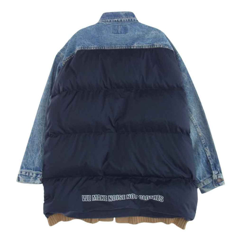 UNDERCOVER アンダーカバー UC2B9201 x LEVI'S Hybrid Tracker Down Jacket Indigo  リーバイス ハイブリッド トラッカー ダウン ジャケット インディゴ インディゴブルー系 XL【中古】