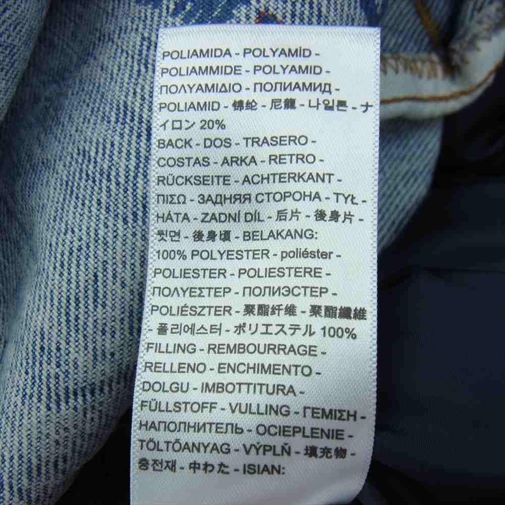 UNDERCOVER アンダーカバー UC2B9201 x LEVI'S Hybrid Tracker Down Jacket Indigo  リーバイス ハイブリッド トラッカー ダウン ジャケット インディゴ インディゴブルー系 XL【中古】