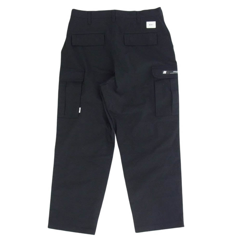 WTAPS ダブルタップス 23SS 231WVDT-PTM09 Milt9601 / Trousers / Nyco. Ripstop リップストップ カーゴパンツ ブラック系 X 02【中古】