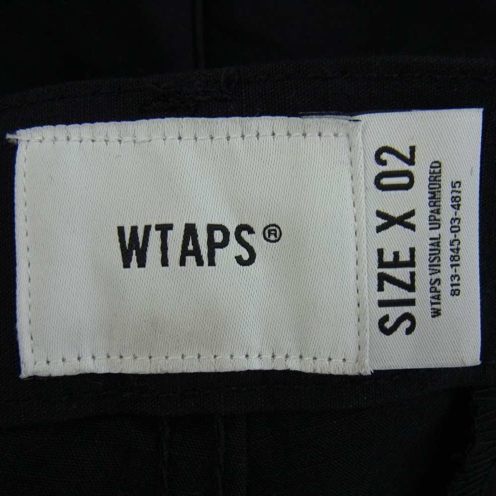 WTAPS ダブルタップス 23SS 231WVDT-PTM09 Milt9601 / Trousers / Nyco. Ripstop リップストップ カーゴパンツ ブラック系 X 02【中古】