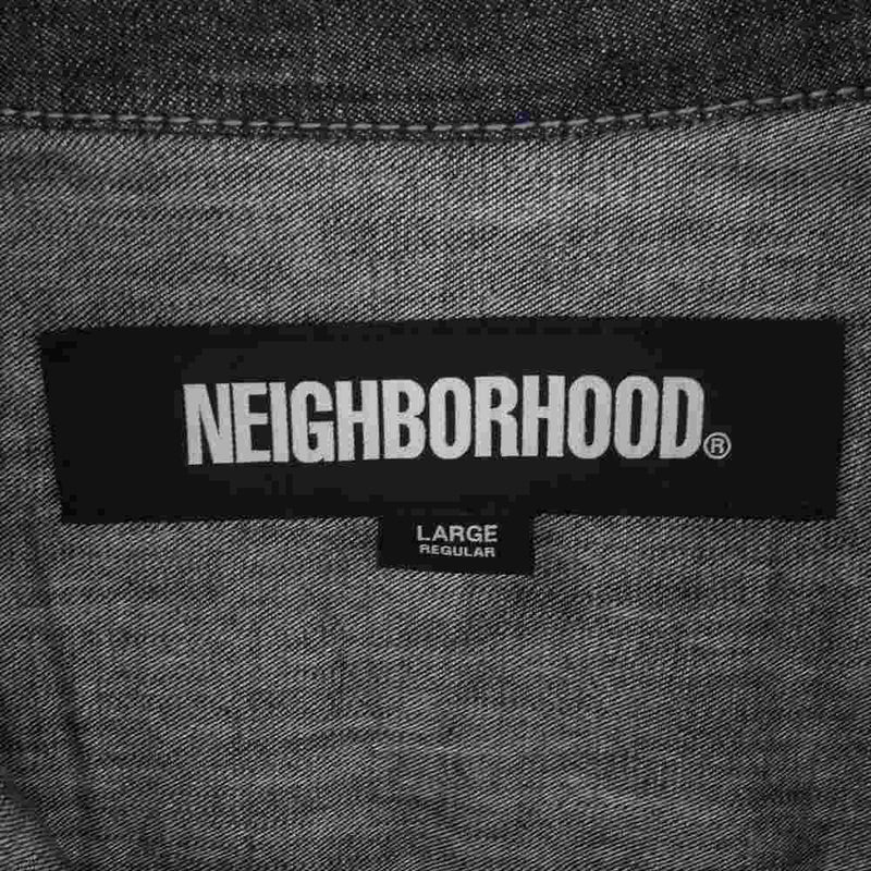 NEIGHBORHOOD ネイバーフッド 24SS 241SPNH-JKM04 WASHED LIGHTWEIGHT DENIM JACKET ウォッシュド ライトウェイト デニム ジャケット ペイント スプラッシュ ペンキ加工 ジャケット L【中古】