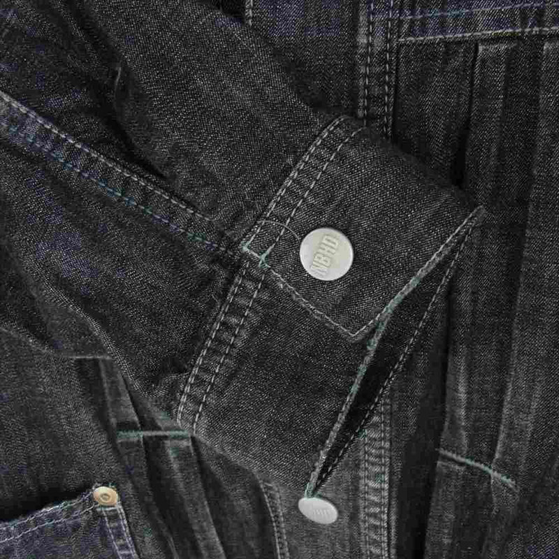 NEIGHBORHOOD ネイバーフッド 24SS 241SPNH-JKM04 WASHED LIGHTWEIGHT DENIM JACKET ウォッシュド ライトウェイト デニム ジャケット ペイント スプラッシュ ペンキ加工 ジャケット L【中古】