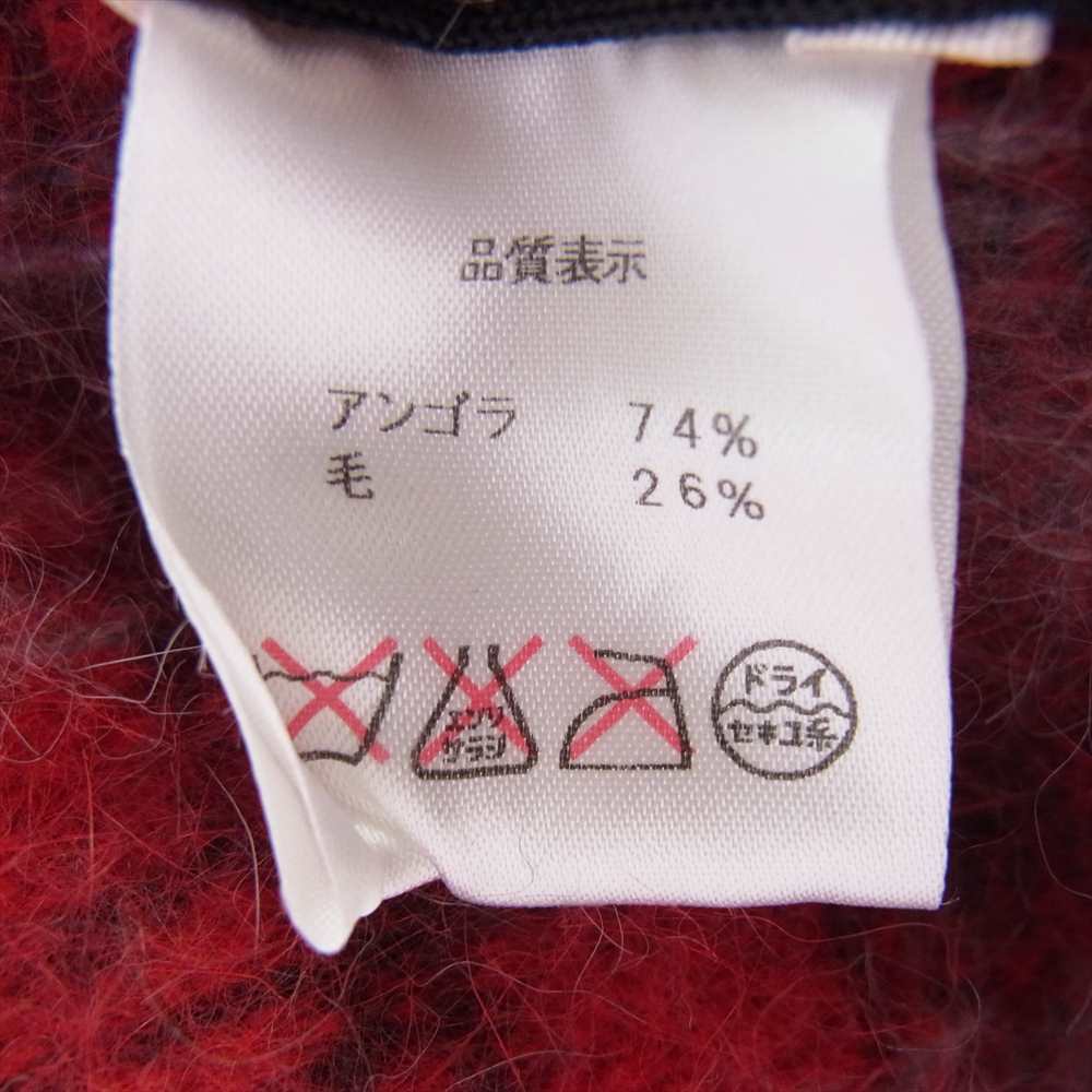 Vivienne Westwood ヴィヴィアンウエストウッド チェック ベレー 帽子  レッド系 S～M【中古】