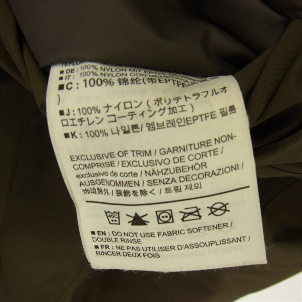 ARC'TERYX アークテリクス ZETA SL JACKET GORE TEX ゼータ SL ゴアテックス ジャケット  カーキ系 XS【中古】