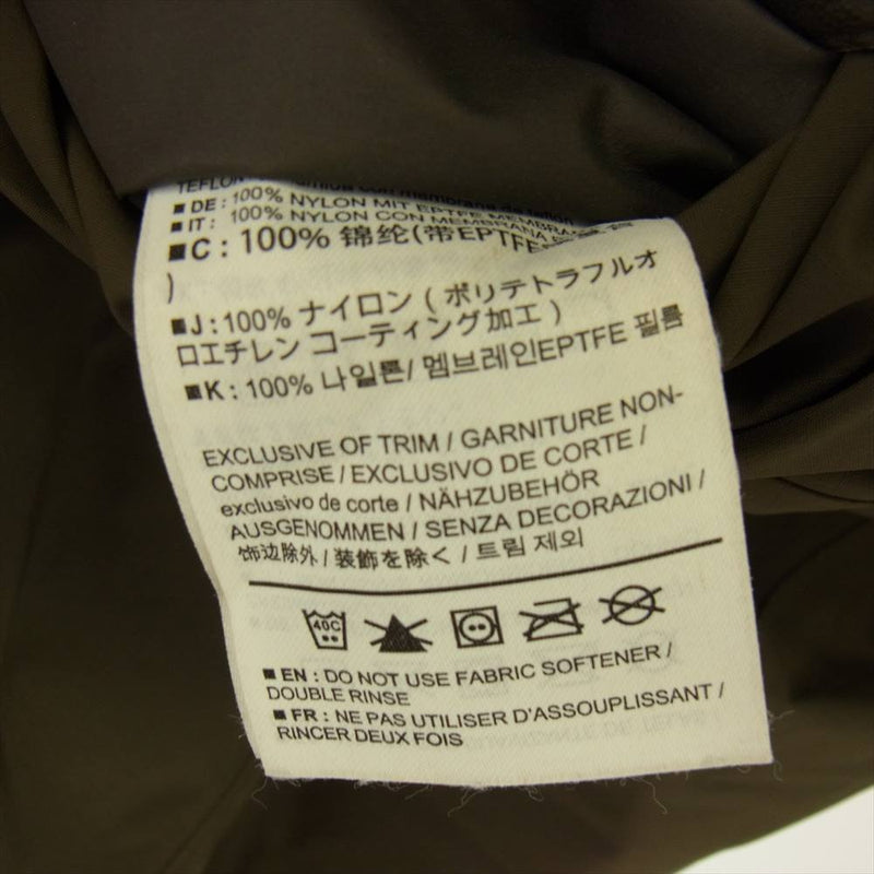 ARC'TERYX アークテリクス ZETA SL JACKET GORE TEX ゼータ SL ゴアテックス ジャケット カーキ系 XS【中古】