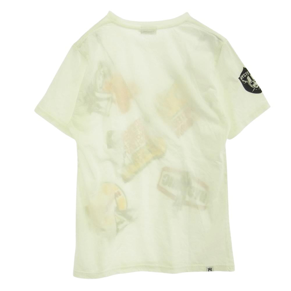 HYSTERIC GLAMOUR ヒステリックグラマー 02181CT10 5ガールプリント Tシャツ ホワイト系 S【中古】