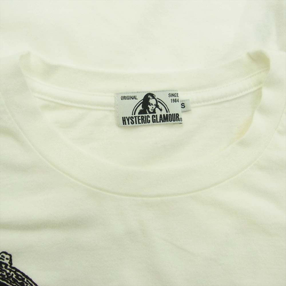 HYSTERIC GLAMOUR ヒステリックグラマー 02181CT10 5ガールプリント Tシャツ ホワイト系 S【中古】