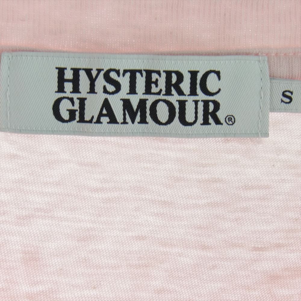 HYSTERIC GLAMOUR ヒステリックグラマー 0242CT24 ガールプリント Tシャツ ピンク系 ピンク系 S【中古】