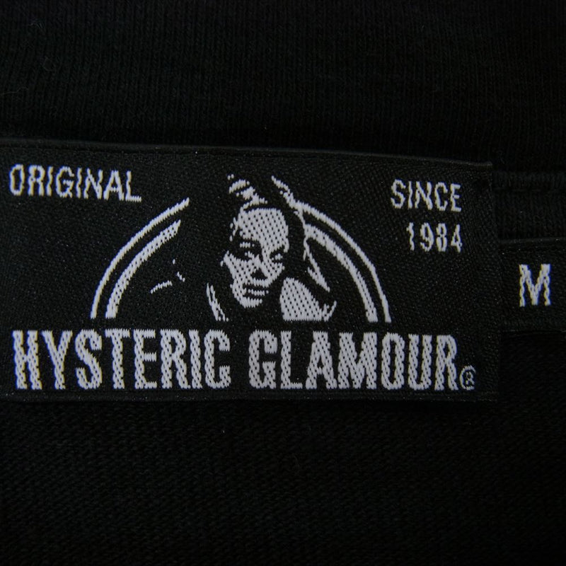 HYSTERIC GLAMOUR ヒステリックグラマー 02201CT21 ガールプリント 半袖 ショートスリーブ Tシャツ AFFAIR ブラック系 M【中古】