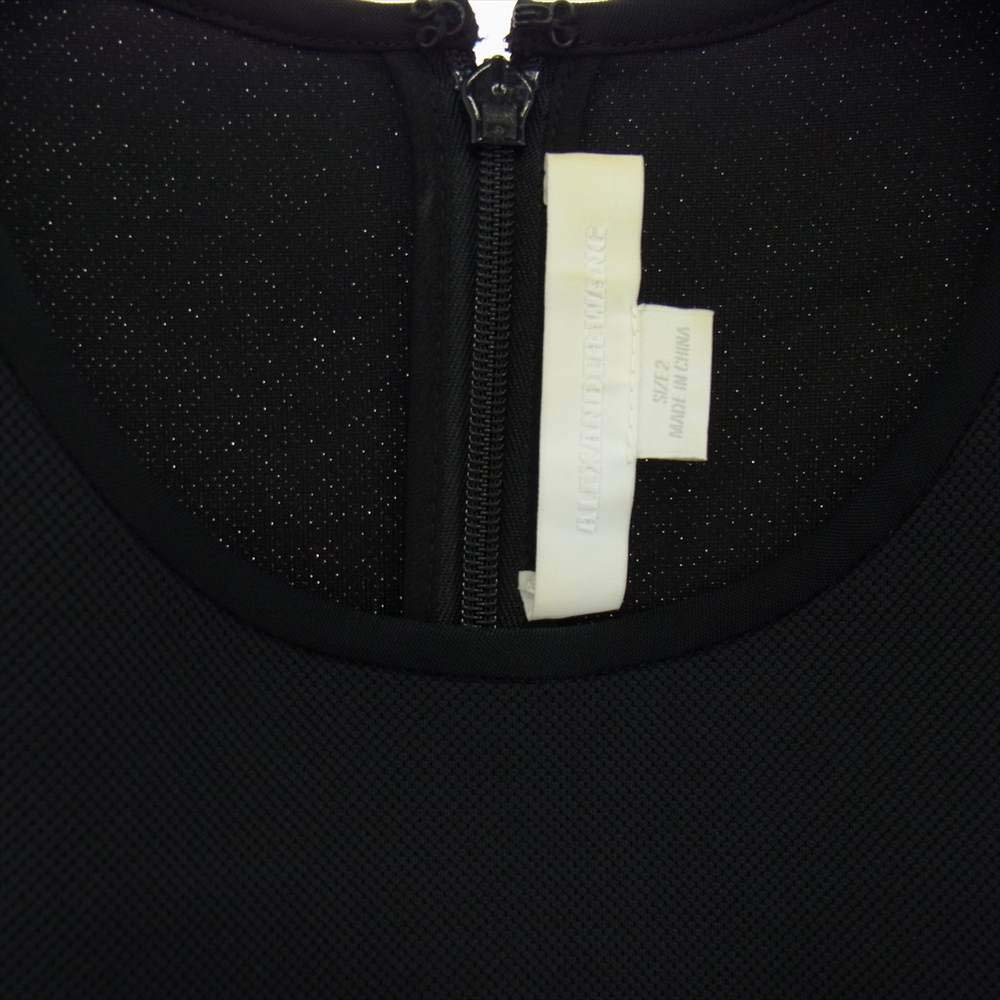 Alexander Wang アレキサンダーワン 国内正規品 ペプラム ノースリーブ トップス  ブラック系 2【中古】