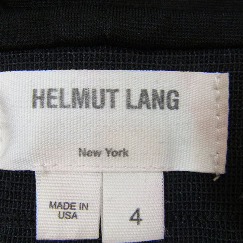 HELMUT LANG ヘルムートラング レザー切替 レギンス パンツ  ブラック系 4【中古】