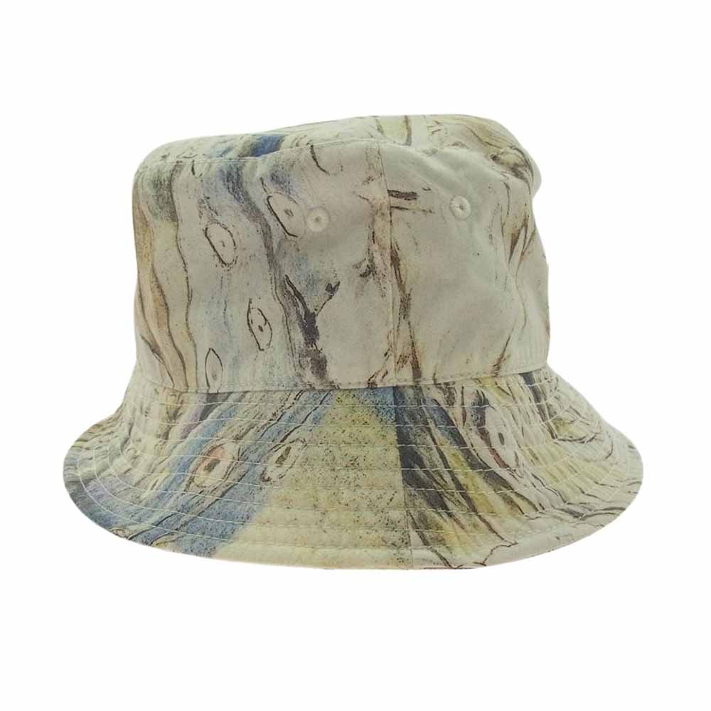 Alexander McQueen アレキサンダーマックイーン William Blake Bucket Hat ロゴ刺繍 総柄  バケットハット 帽子 マルチカラー系【極上美品】【中古】