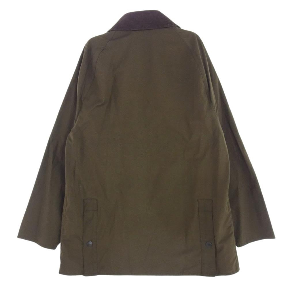 Barbour バブアー 2201225 BEAMS別注 BEDALE CLASSIC FIT ビームス別注 ピーチド コットン ビデイル クラシック ジャケット カーキ系 38【中古】