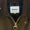 Barbour バブアー 2201225 BEAMS別注 BEDALE CLASSIC FIT ビームス別注 ピーチド コットン ビデイル クラシック ジャケット カーキ系 38【中古】