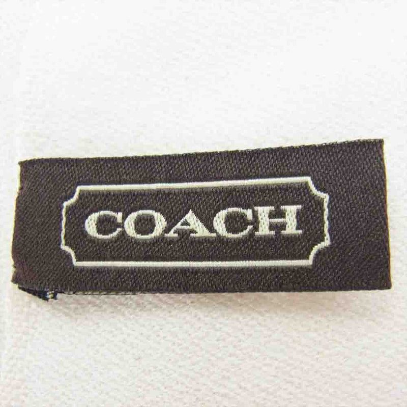 COACH コーチ シグネチャー 大判 ウール ストール【中古】