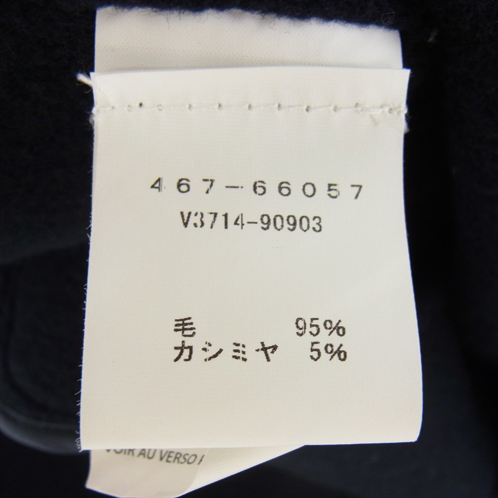 ヴィンス  467-66057 ウール カシミヤ カシミア Pコート ネイビー系 2【中古】