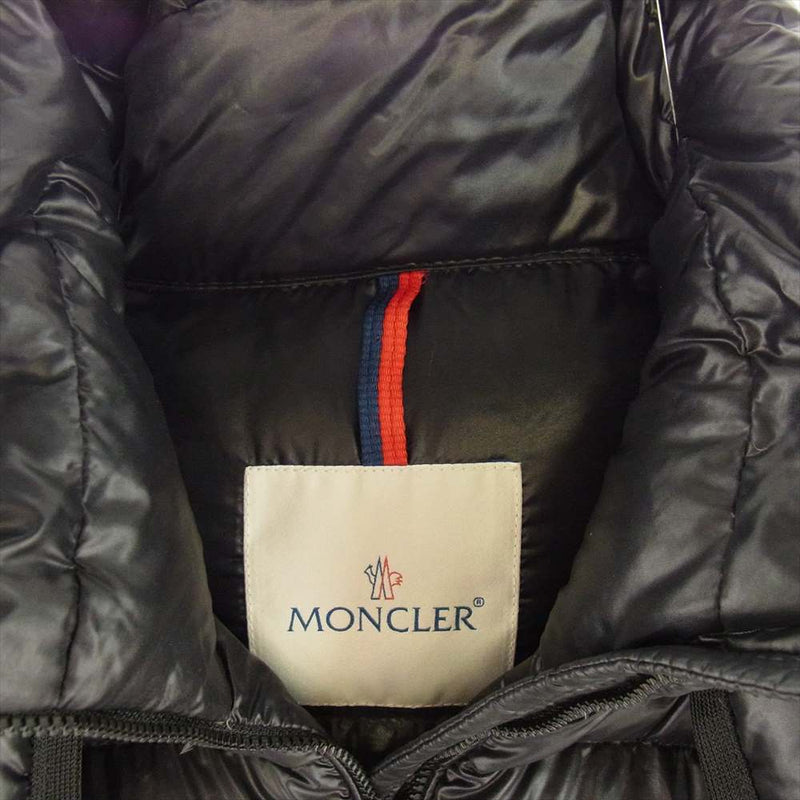 MONCLER モンクレール 420934692749 53052 BERRE ベール ナイロン キルティング ダウン ジャケット ブラック系【中古】