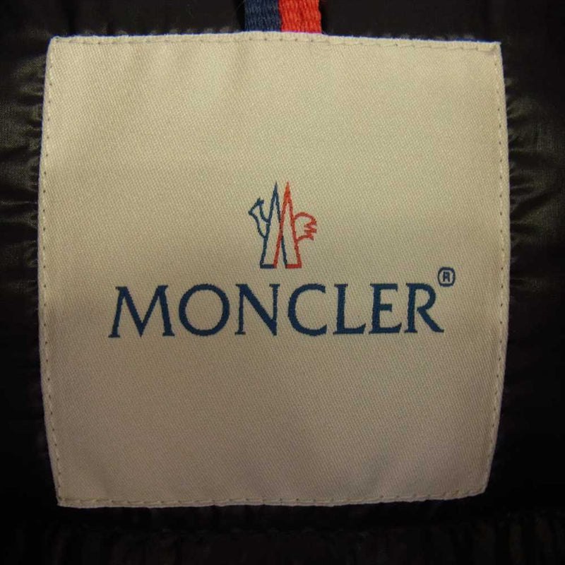 MONCLER モンクレール 420934692749 53052 BERRE ベール ナイロン キルティング ダウン ジャケット ブラック系【中古】