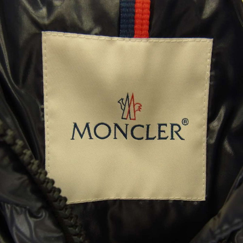 MONCLER モンクレール D29544990005 68950 MOKA モカ ナイロン キルティング ダウン コート ネイビー系【中古】