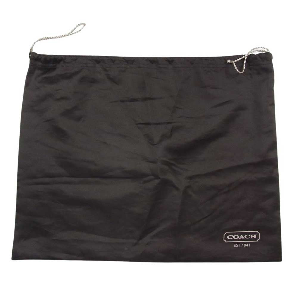 COACH コーチ 6348 シグネチャー ロゴ ハンド バッグ ブラック系【中古】