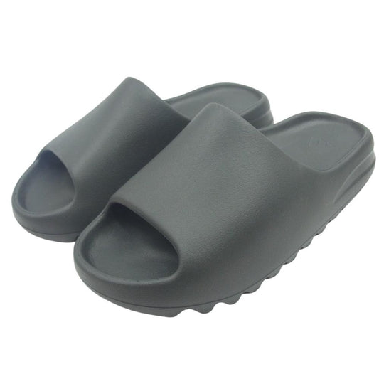 YEEZY BOOST イージーブースト ID5103 adidas YEEZY Slide Dark Onyx アディダス イージースライド ダークオニキス サンダル ダークグレー系 27.5cm【美品】【中古】