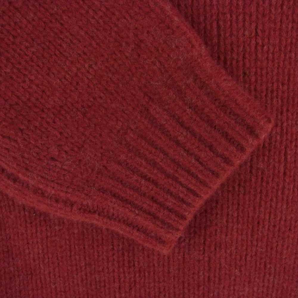 スティーブンアラン 8113-104-0296-3530 HAMILTON MOCK NECK KNIT LOOSE ハミルトン ウール ニット セーター レッド系 S【中古】