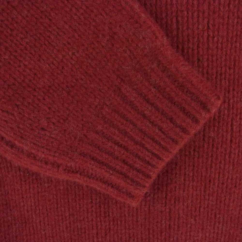 スティーブンアラン 8113-104-0296-3530 HAMILTON MOCK NECK KNIT LOOSE ハミルトン ウール ニット セーター レッド系 S【中古】