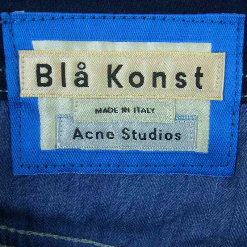 ACNE STUDIOS アクネストゥディオズ 30O173-104 Bla Konst RIVER COBALT ボタンフライ スキニー デニム パンツ インディゴブルー系 29 32【美品】【中古】