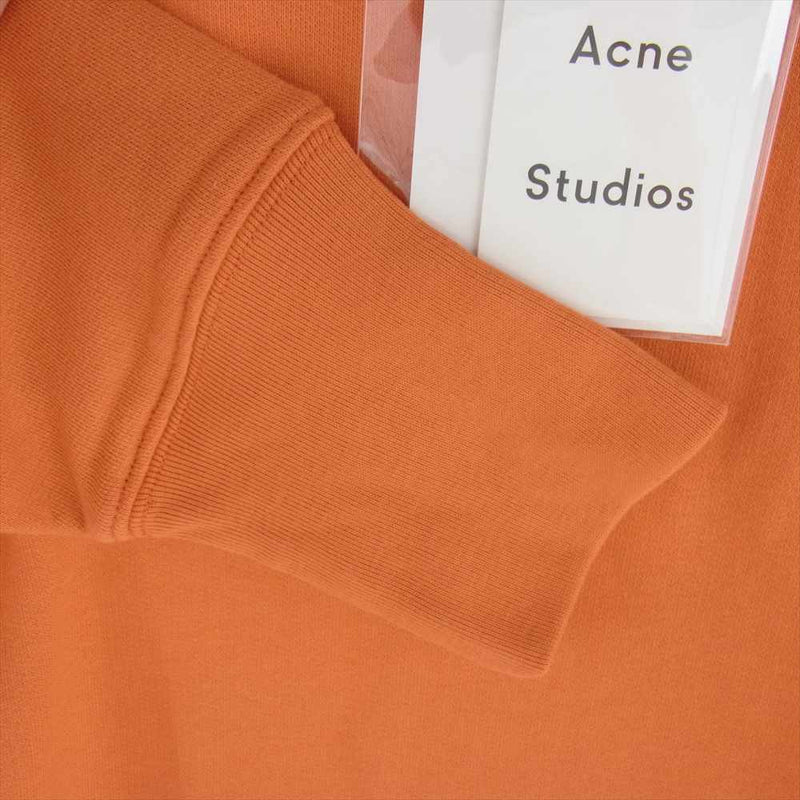 ACNE STUDIOS アクネストゥディオズ FN-MN-SWEA000033 BI0021 ロゴ プリント プルオーバー スウェット オレンジ オレンジ系 S【美品】【中古】