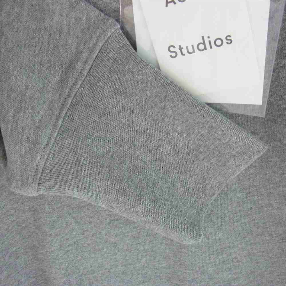 ACNE STUDIOS アクネストゥディオズ FN-MN-SWEA000033 BI0021 ロゴ プリント プルオーバー スウェット グレー グレー系 S【美品】【中古】
