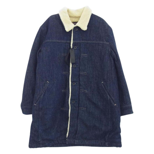 クロ 962112 MONTE BOA DENIM COAT ボア デニム コート インディゴブルー系 1【美品】【中古】