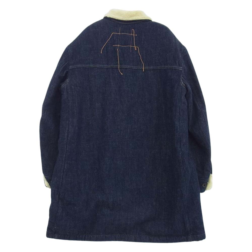 クロ 962112 MONTE BOA DENIM COAT ボア デニム コート インディゴブルー系 1【美品】【中古】
