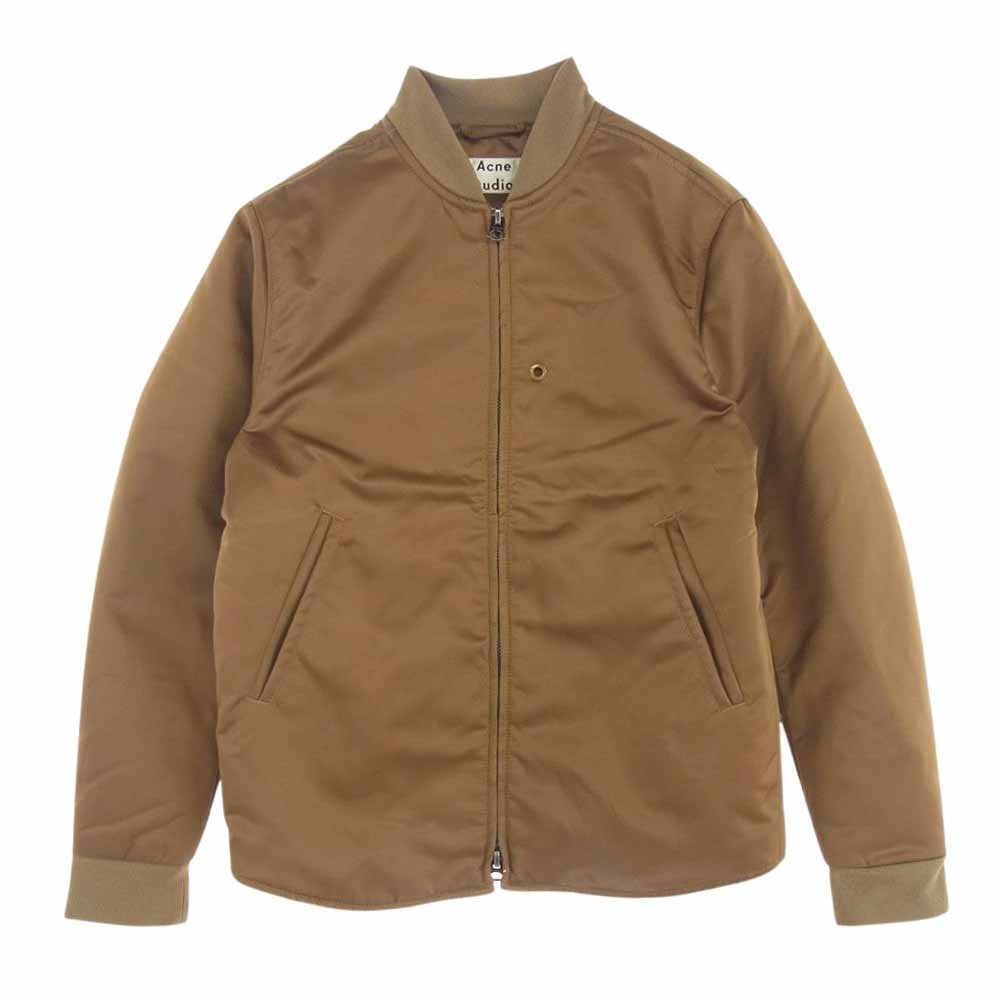 ACNE STUDIOS アクネストゥディオズ PAW17 22H173 MA-1 フライト ボンバー ジャケット カーキ系 44【美品】【中古】