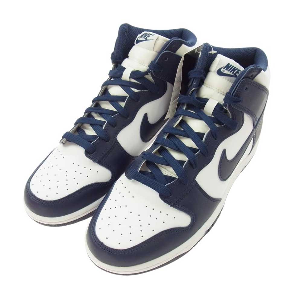 NIKE ナイキ DD1399-104 Dunk High Championship Navy ダンク ハイ チャンピオンシップ ネイビー ハイカット スニーカー ネイビー系 28cm【美品】【中古】