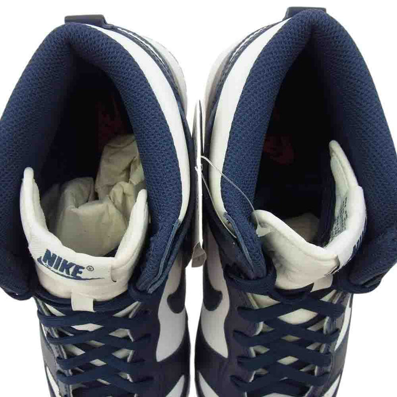 NIKE ナイキ DD1399-104 Dunk High Championship Navy ダンク ハイ チャンピオンシップ ネイビー ハイカット スニーカー ネイビー系 28cm【美品】【中古】