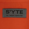 Yohji Yamamoto ヨウジヤマモト US-B09-200 s'yte サイト Loan Cut off Regular Collar Shirt カットオフ レギュラーカラー 長袖 シャツ オレンジ系 3【中古】