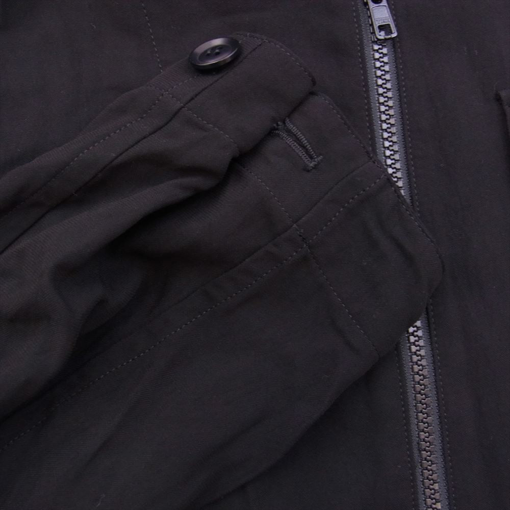 Y's Yohji Yamamoto ワイズ ヨウジヤマモト YC-D33-201 MICHICO by Y’s ミチコバイワイズ レーヨン ジップアップ ワンピース ブラック系 2【中古】