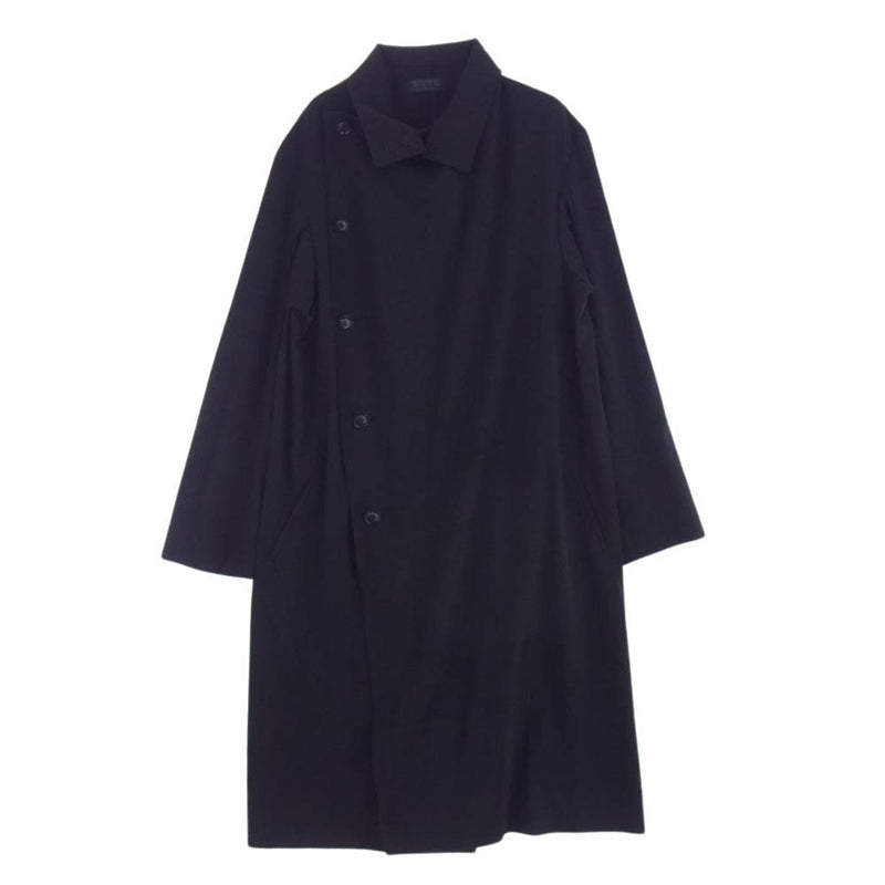 Yohji Yamamoto ヨウジヤマモト 10SS UJ-D10-912 s'yte サイト Long coat ロング コート ブラック系 3【中古】