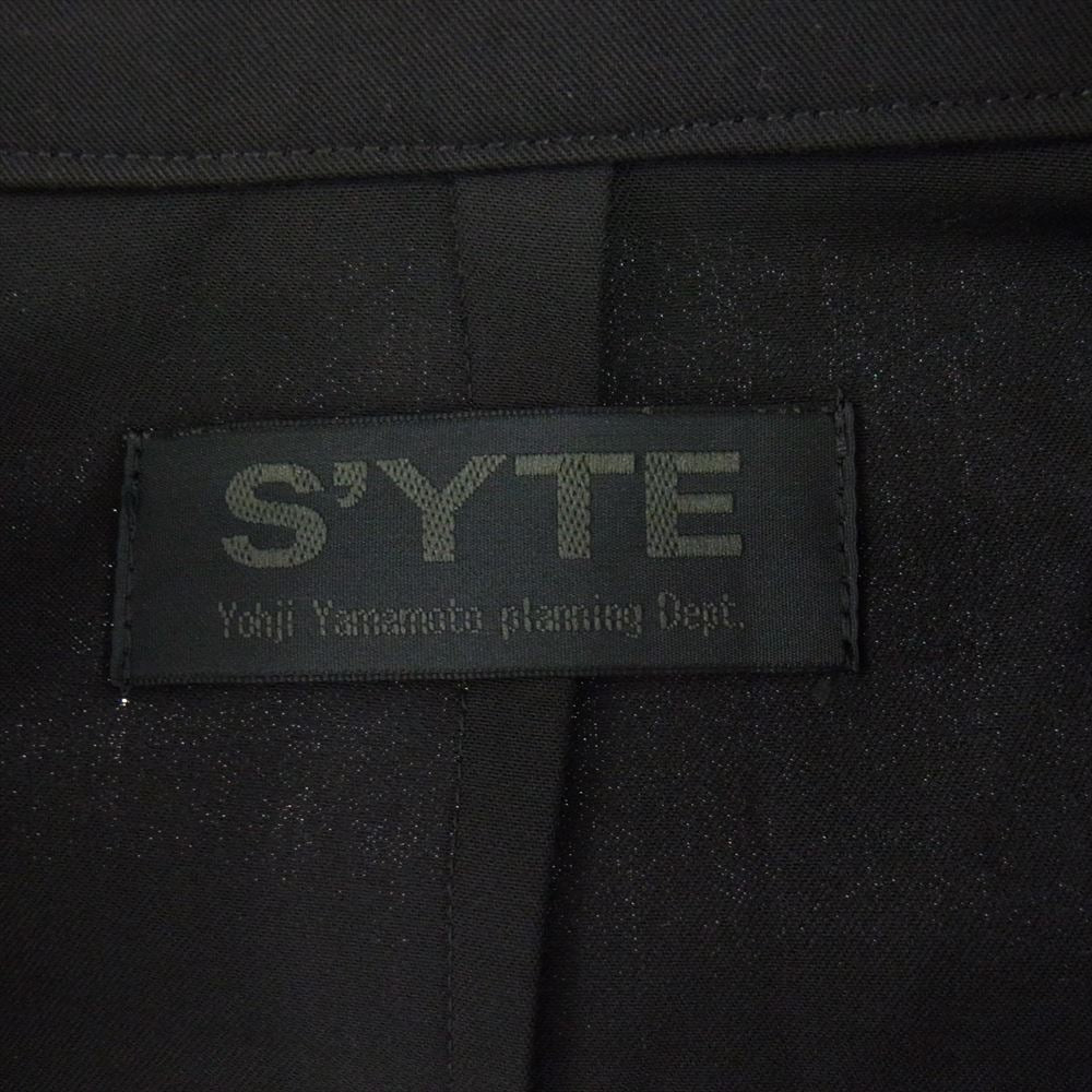 Yohji Yamamoto ヨウジヤマモト 10SS UJ-D10-912 s'yte サイト Long coat ロング コート ブラック系 3【中古】