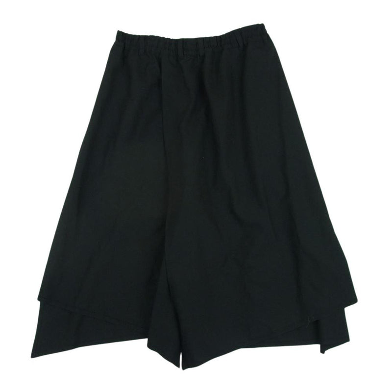 Yohji Yamamoto ヨウジヤマモト 20AW GA-P09-100 GroundY グラウンドワイ GABARDINE HYBRID SKIRT-PANTS ギャバジン ウール ギャバ ハイブリッド スカート パンツ ブラック系 3【中古】