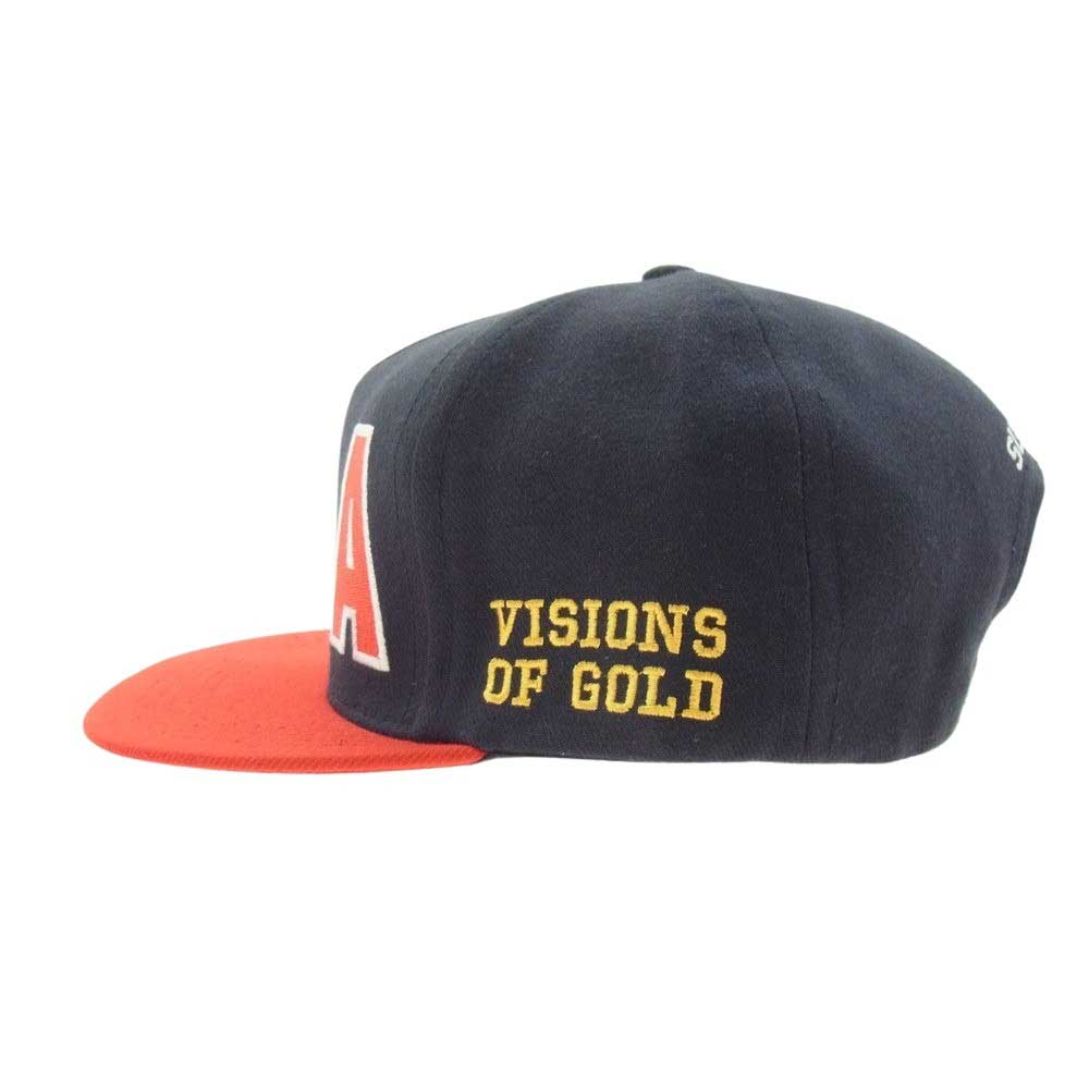 Supreme シュプリーム 12SS Visions of Gold USA 5-Panel ベースボール キャップ ネイビー ネイビー系【極上美品】【中古】