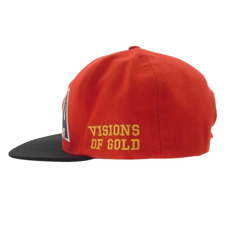 Supreme シュプリーム 12SS Visions of Gold USA 5-Panel ベースボール キャップ レッド レッド系【極上美品】【中古】