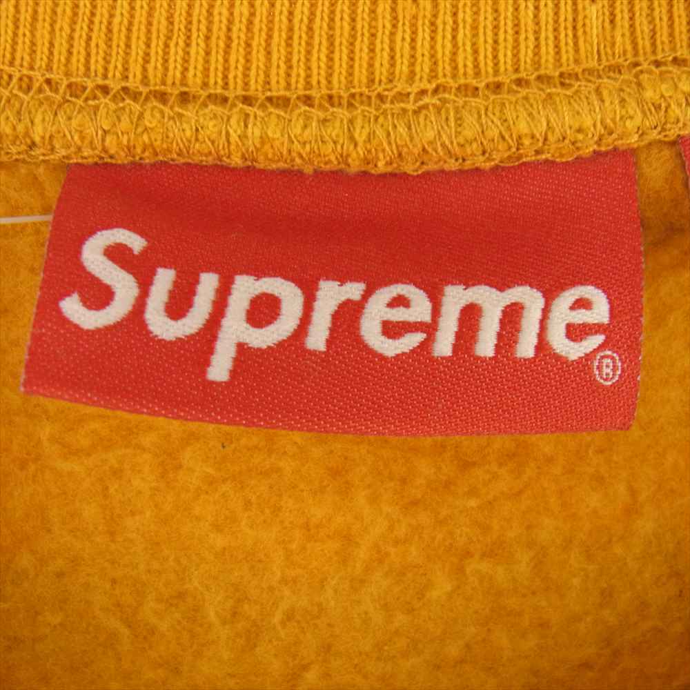 Supreme シュプリーム 16SS × Antihero Pope Crewneck アンタイヒーロー アンチヒーロー グラフィック 長袖 クルーネック スウェット トレーナー イエロー系 M【極上美品】【中古】