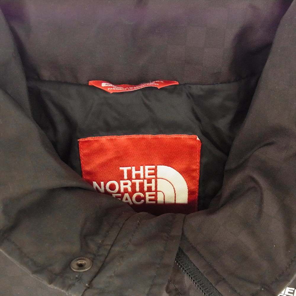 Supreme シュプリーム × THE NORTH FACE ノースフェイス Windbreaker Pullover ウィンドブレイカー プルオーバー チェック ジャケット ブラック系 M【中古】