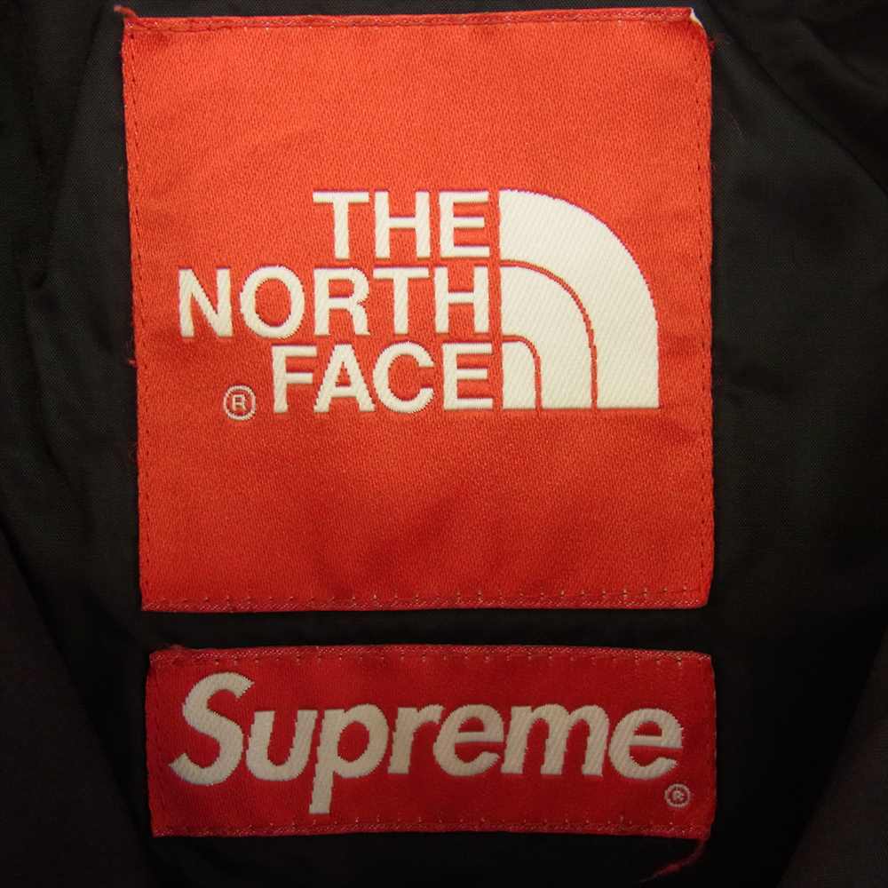 Supreme シュプリーム × THE NORTH FACE ノースフェイス Windbreaker Pullover ウィンドブレイカー プルオーバー チェック ジャケット ブラック系 M【中古】